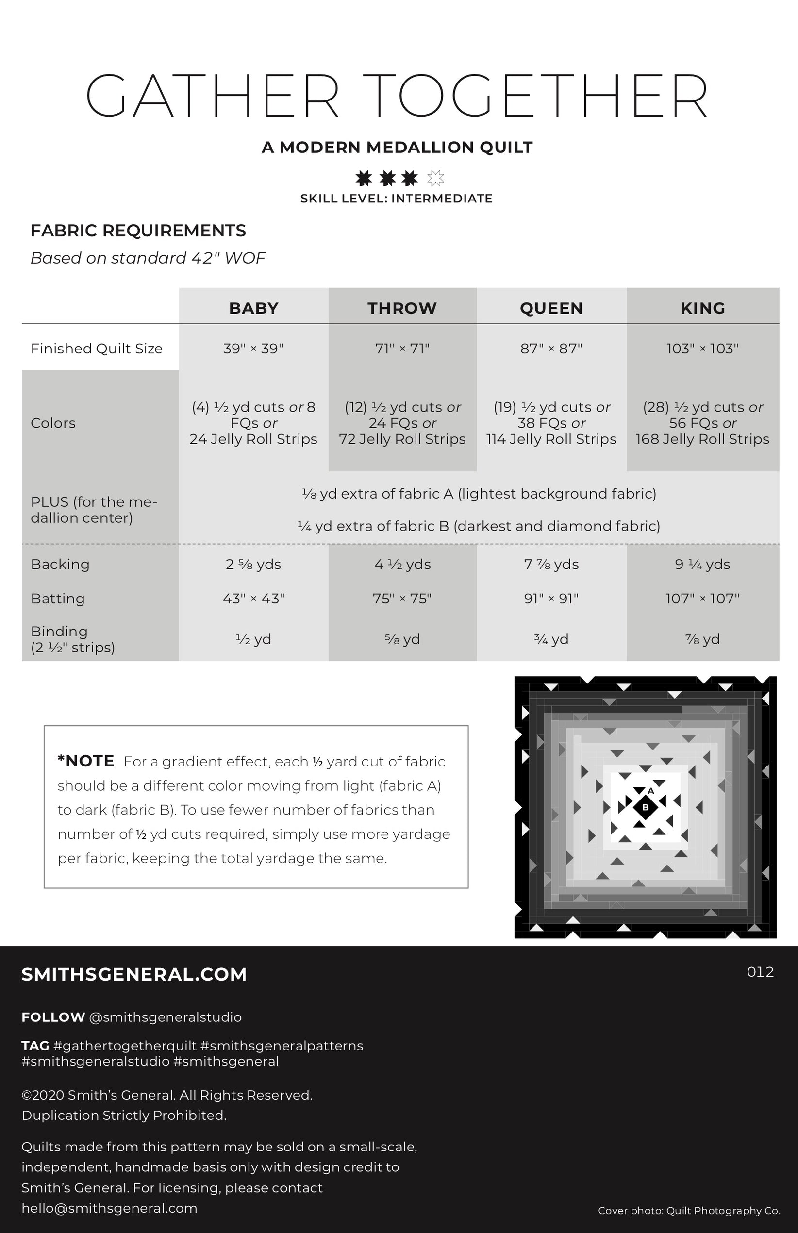 Gather Together Quilt PDF Pattern – Smith's General